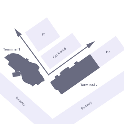 Paris Beauvais airport terminals map